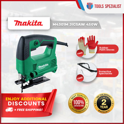 TS PROMO - Makita M4301M Jigsaw 450w **  FREE gloves / spectacles