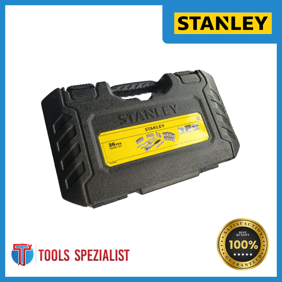 STANLEY SOCKET WRENCH 1/2 STMT45503 DRIVE 12P 8-32MM (26PCS)
