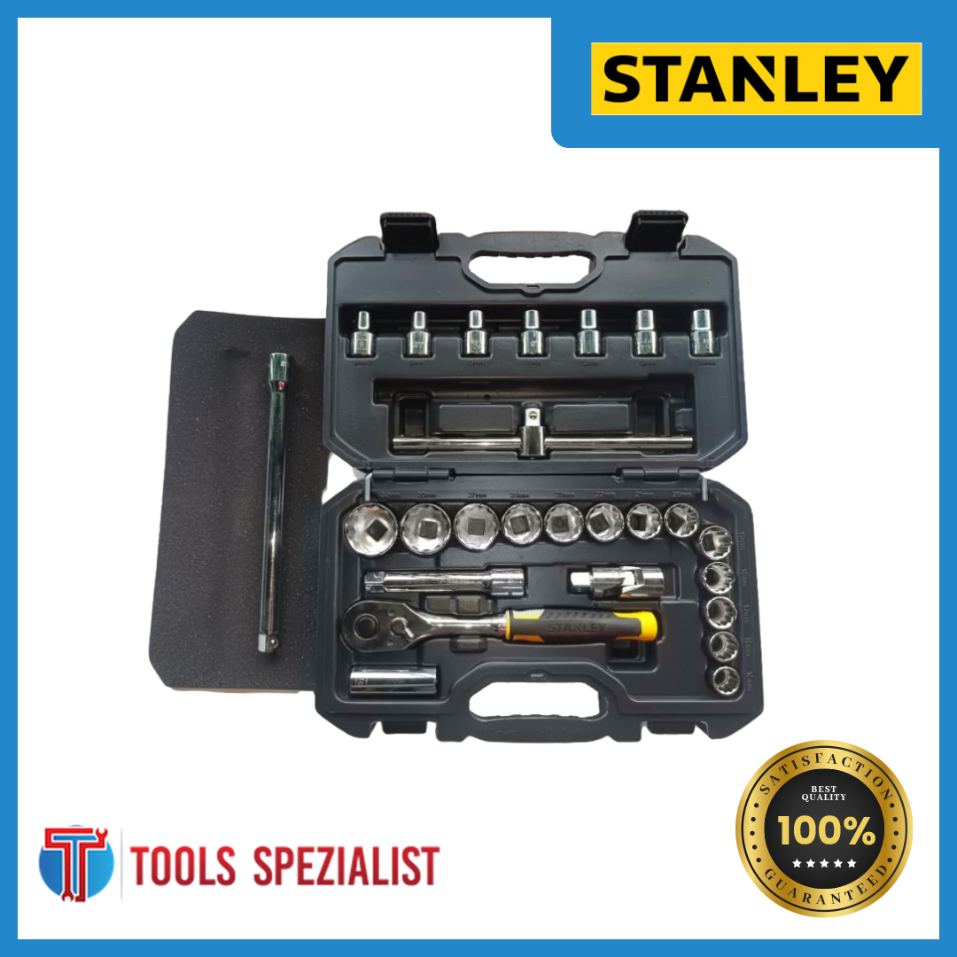 STANLEY SOCKET WRENCH 1/2 STMT45503 DRIVE 12P 8-32MM (26PCS)