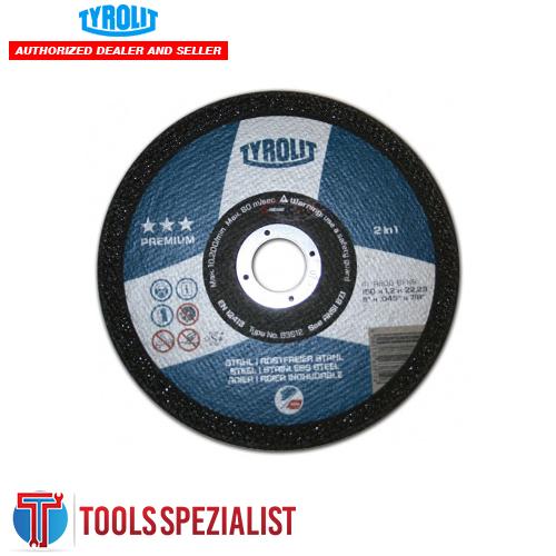 TYROLIT PREMIUM GRINDING DISC STEEL 4"