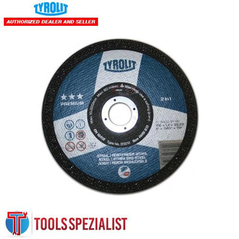 TYROLIT PREMIUM GRINDING DISC STEEL 4"