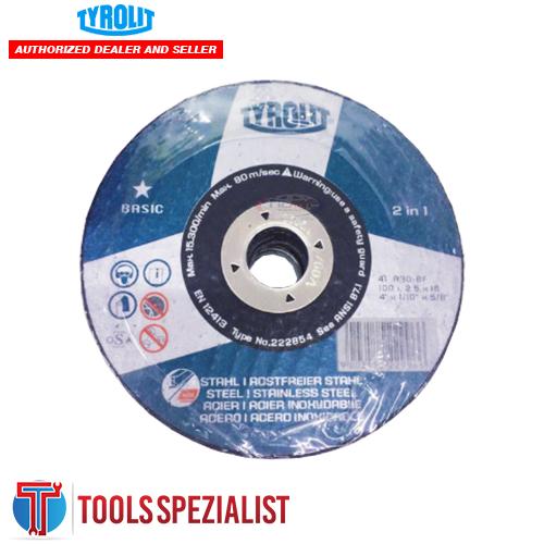 TYROLIT BASIC CUTTING DISC STEEL 4"