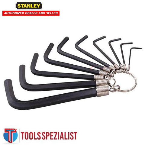 STANLEY HEX KEY ALLEN WRENCH SET 1/16 - 3/8" 69230