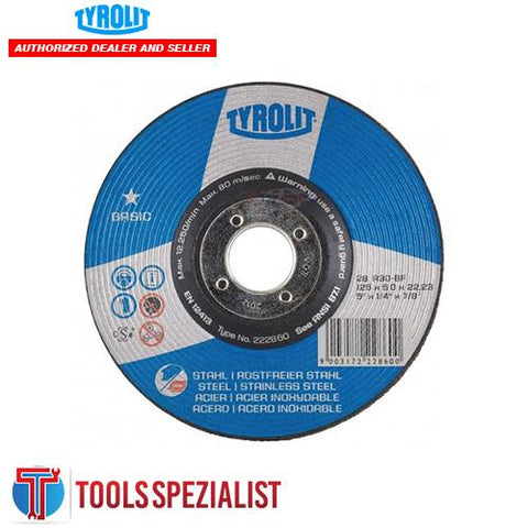 TYROLIT BASIC GRINDING DISC STEEL 7"
