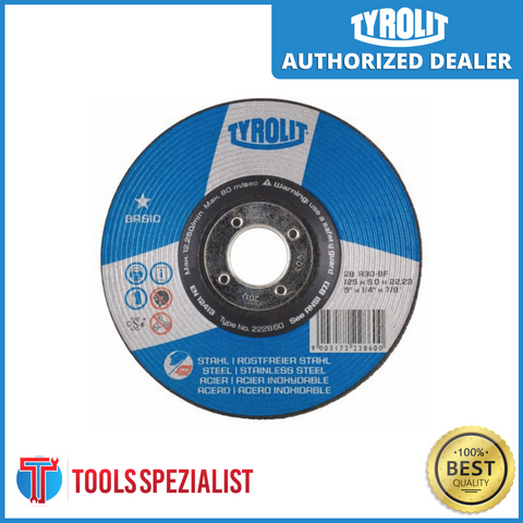 TYROLIT BASIC GRINDING DISC STEEL 7"