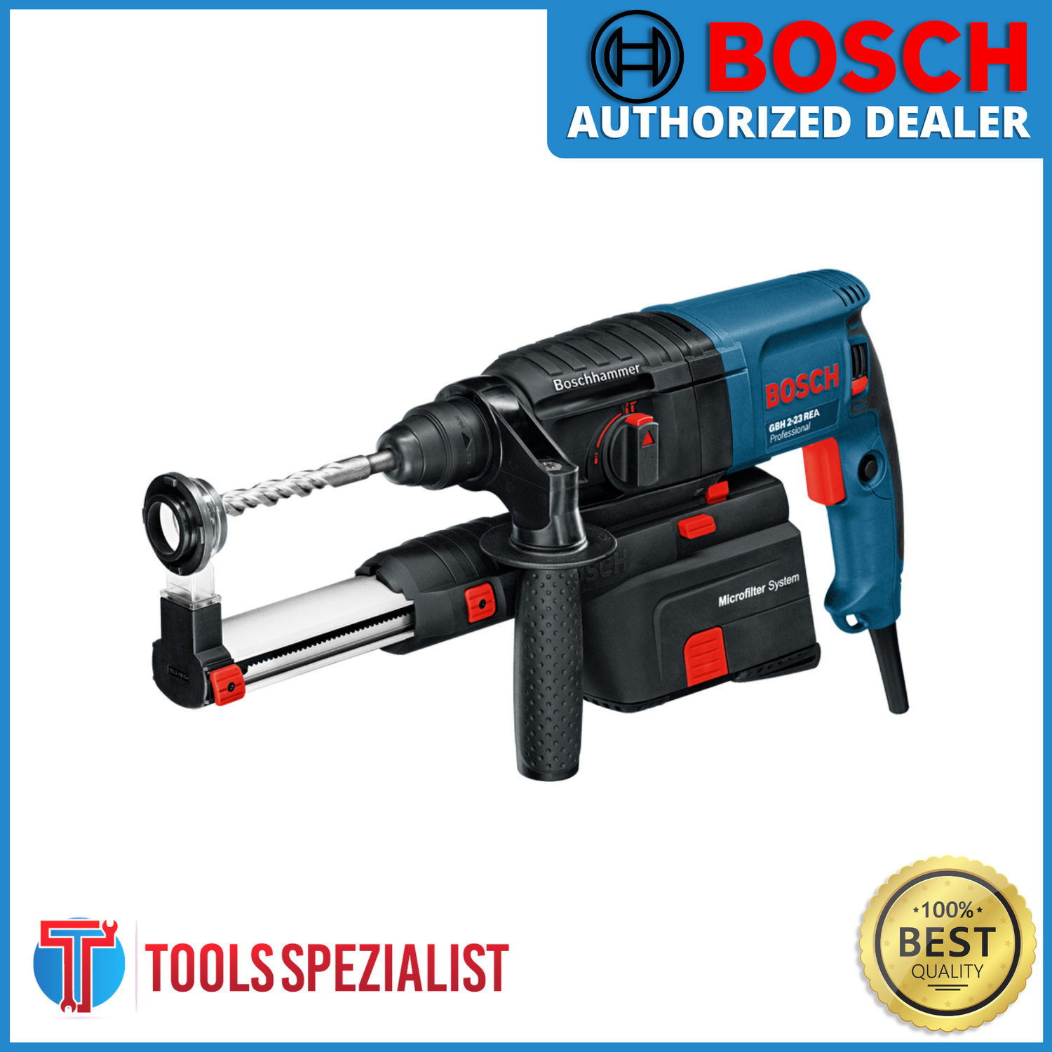 BOSCH GBH 2-23REA ROTARY HAMMER 0611250500