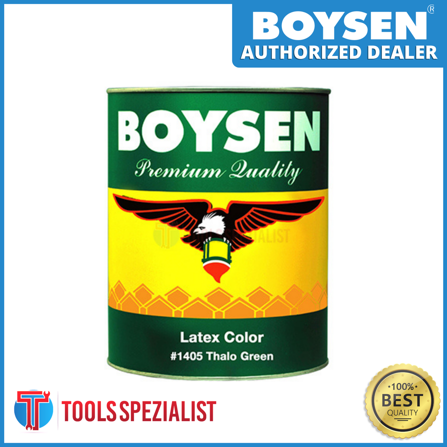 BOYSEN B1405 LATEX COLOR THALO GREEN 1L