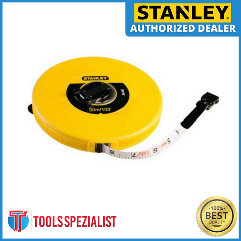 STANLEY FIBERGLASS METER TAPE 30M 34262