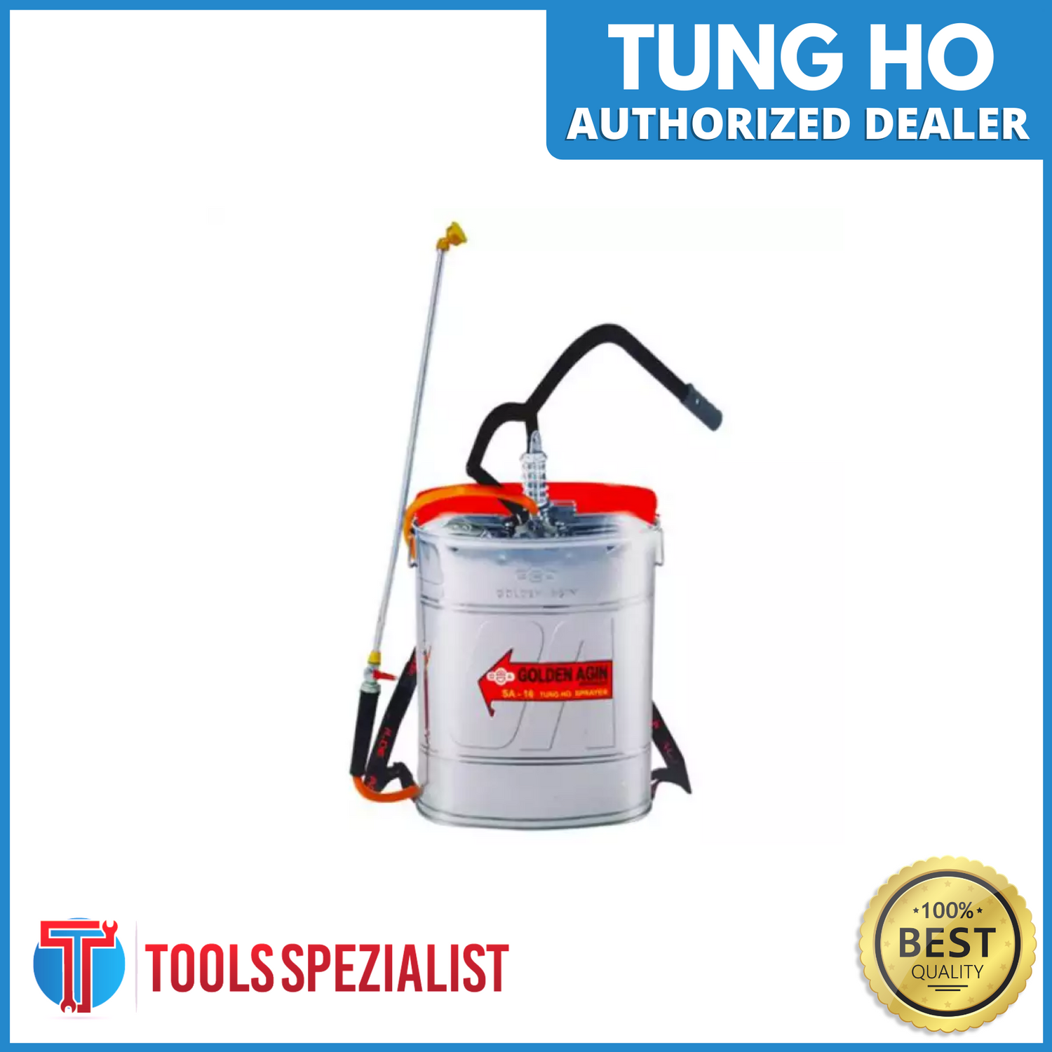 TONGHO/HATO SS STEEL KNAPSACK SPRAYER 16AL