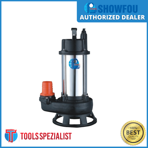 SHOWFOU SS212N SUBMERSIBLE PUMP SEWAGE/WASTE 2HP
