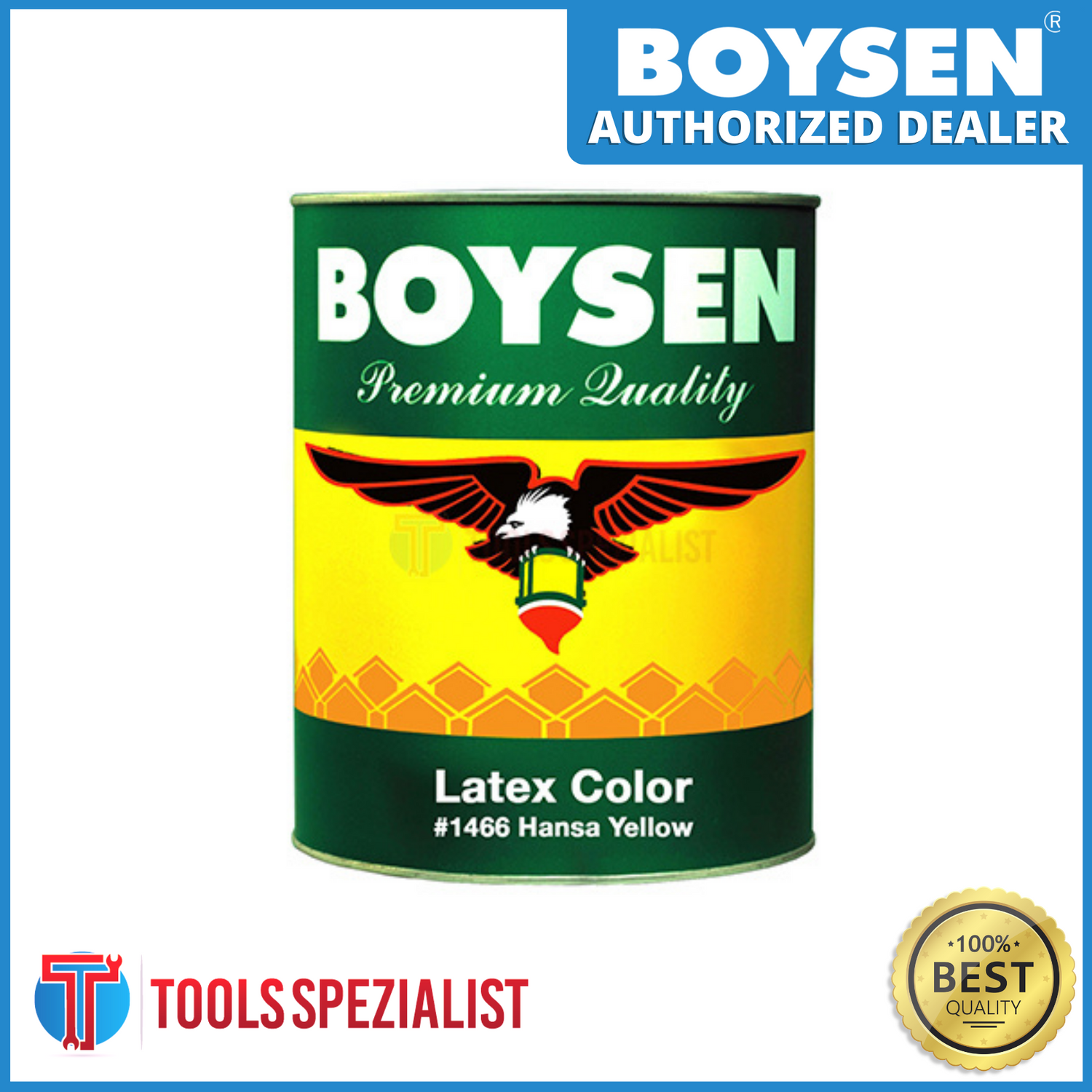 BOYSEN B1466 LATEX COLOR HANSA YELLOW 1L