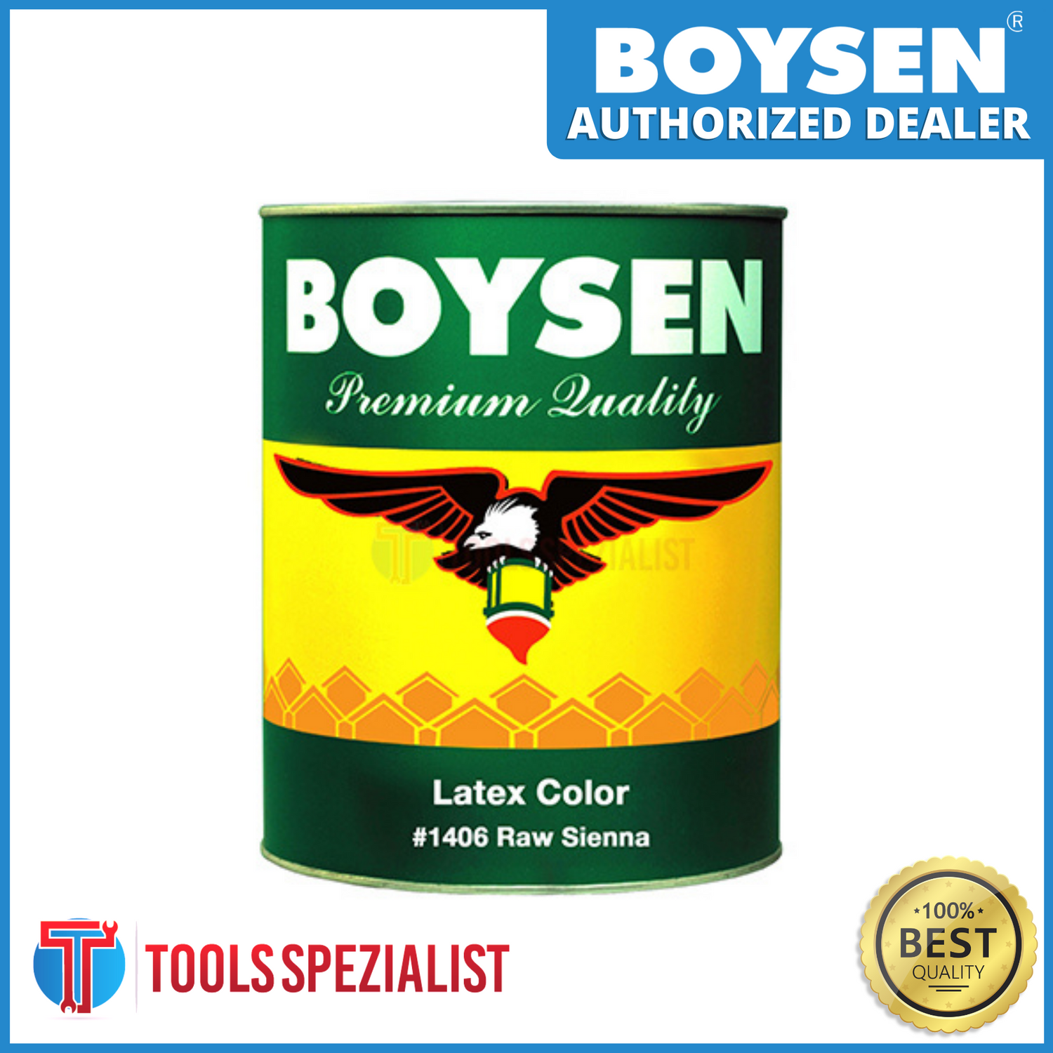 BOYSEN B1406 LATEX COLOR RAW SIENNA 1L