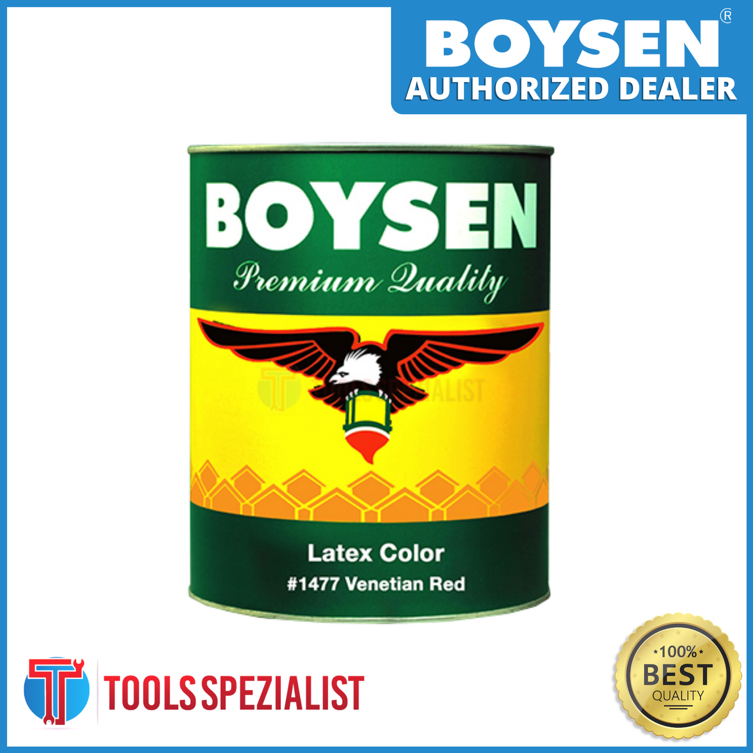 BOYSEN B1477 LATEX COLOR VENETIAN RED 1L