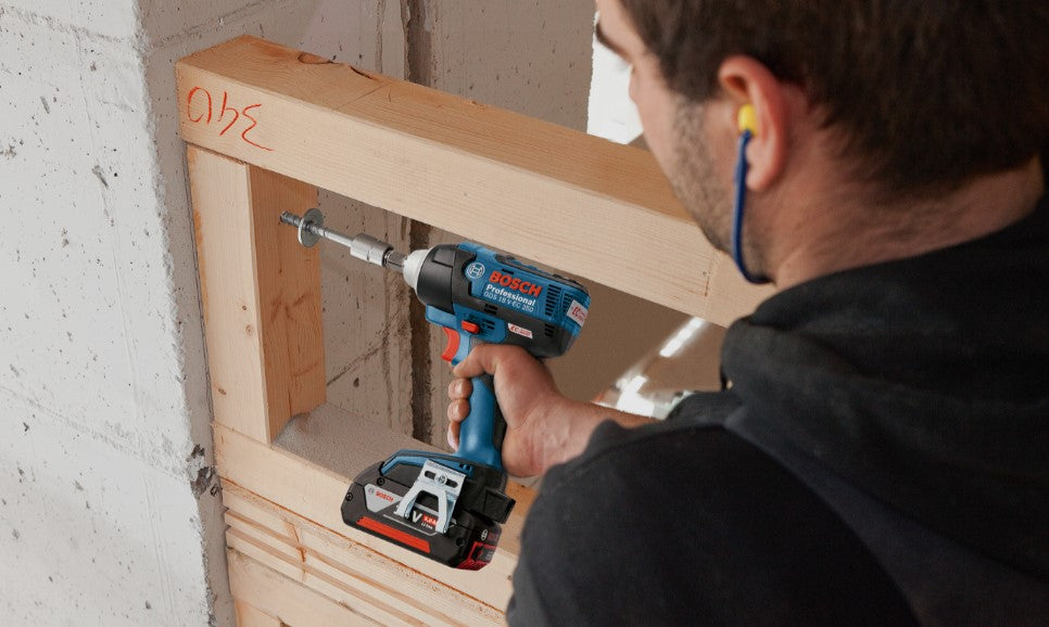 BOSCH GDS 18V EC250 CORDLESS IMPACT DRILL