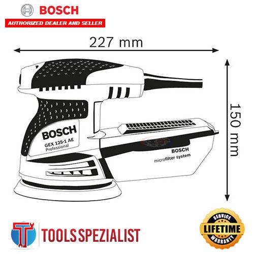 BOSCH GEX125 ECCENTRIC DISC SANDER AE 1372.003