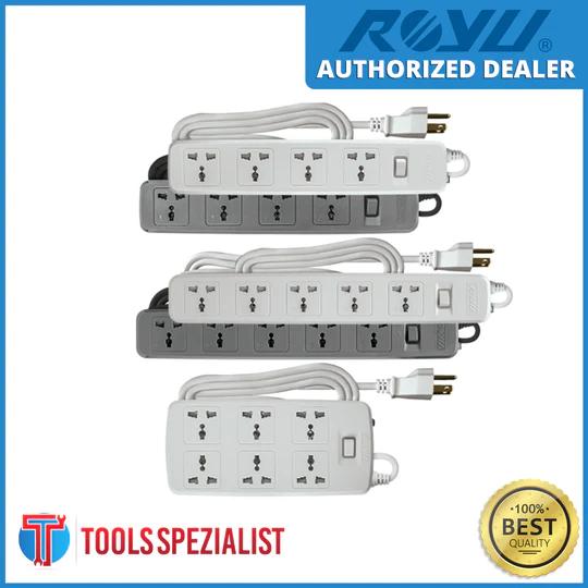 ROYU REDEC605 POWER EXTENSION CORD WHITE