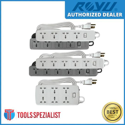 ROYU REDEC605 POWER EXTENSION CORD WHITE
