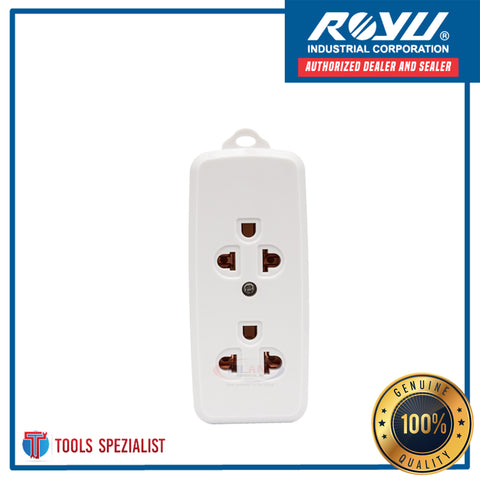 ROYU REDOU502 2-GANG SURFACE TYPE OUTLET