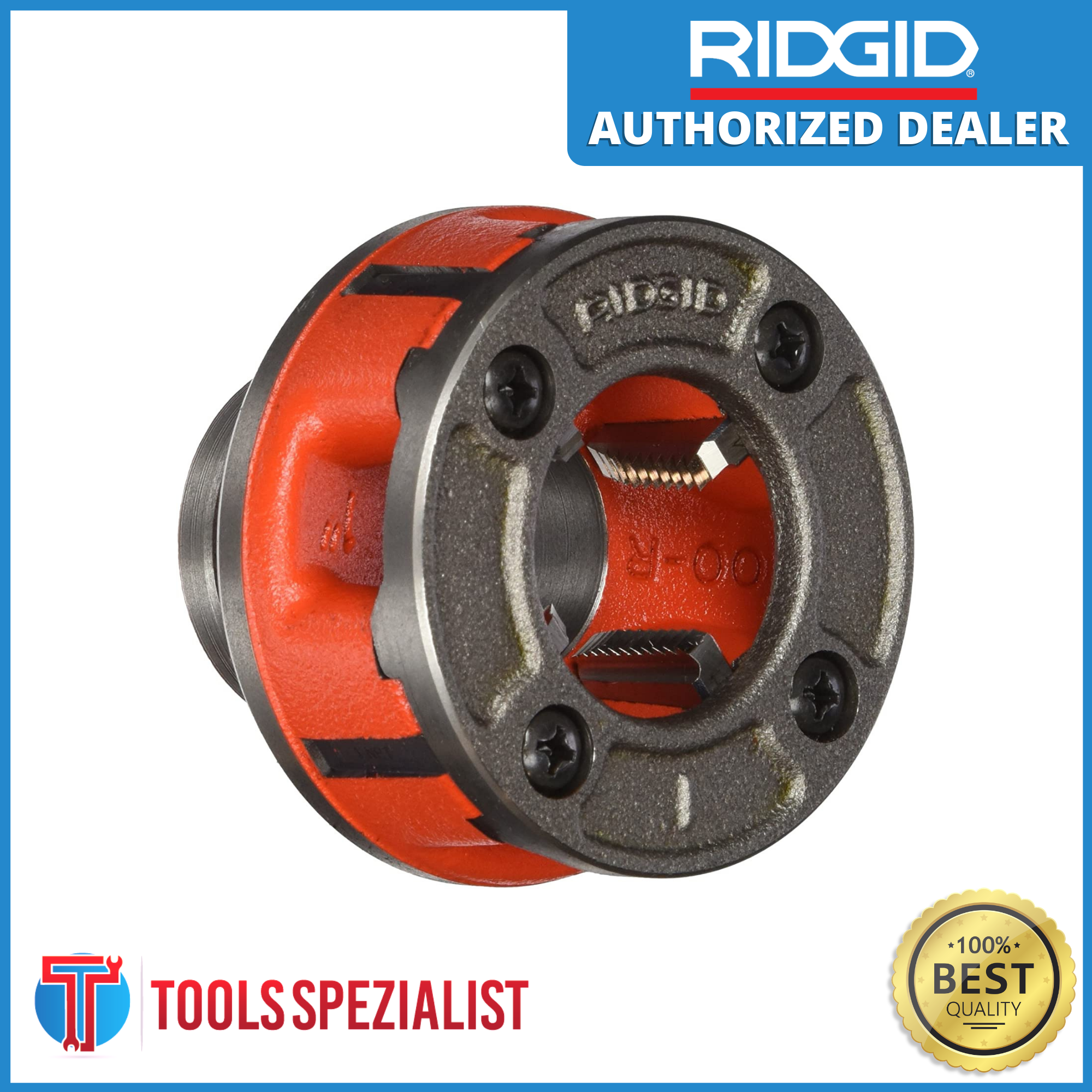 RIDGID 12R DIE HEAD COMPLETE 1" 37400