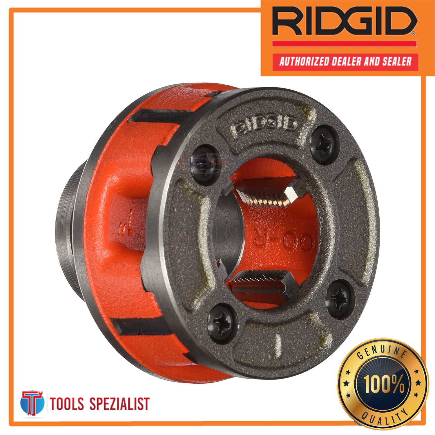RIDGID 12R DIE HEAD COMPLETE 1" 37400