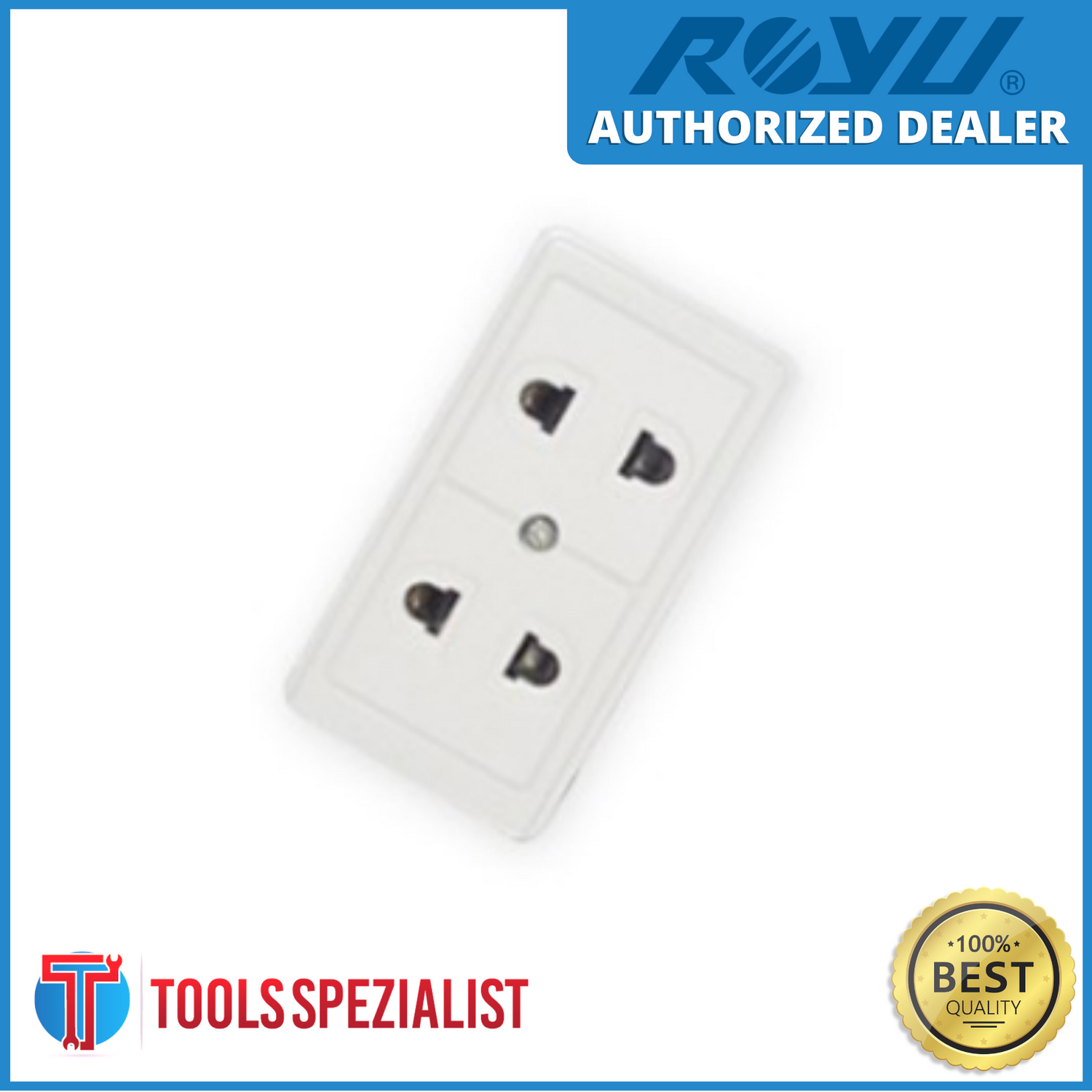 ROYU REDOU102 SURFACE TYPE DOUBLE CONVENIENCE OUTLET