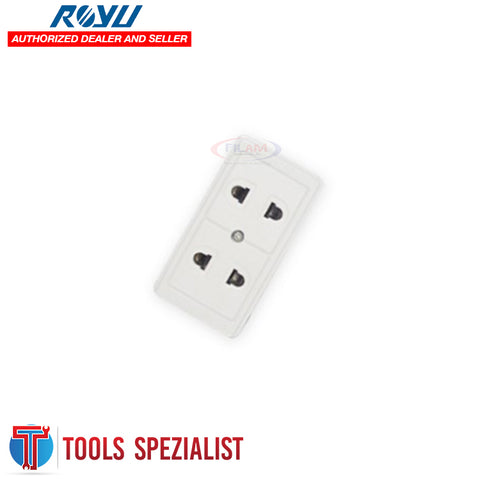 ROYU REDOU102 SURFACE TYPE DOUBLE CONVENIENCE OUTLET