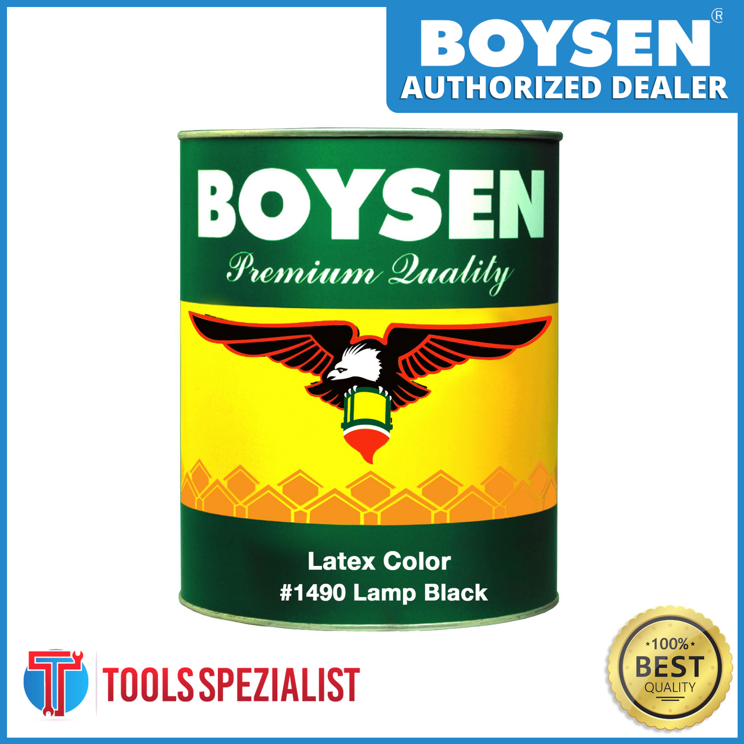 BOYSEN B1490 LATEX COLOR LAMP BLACK 1L