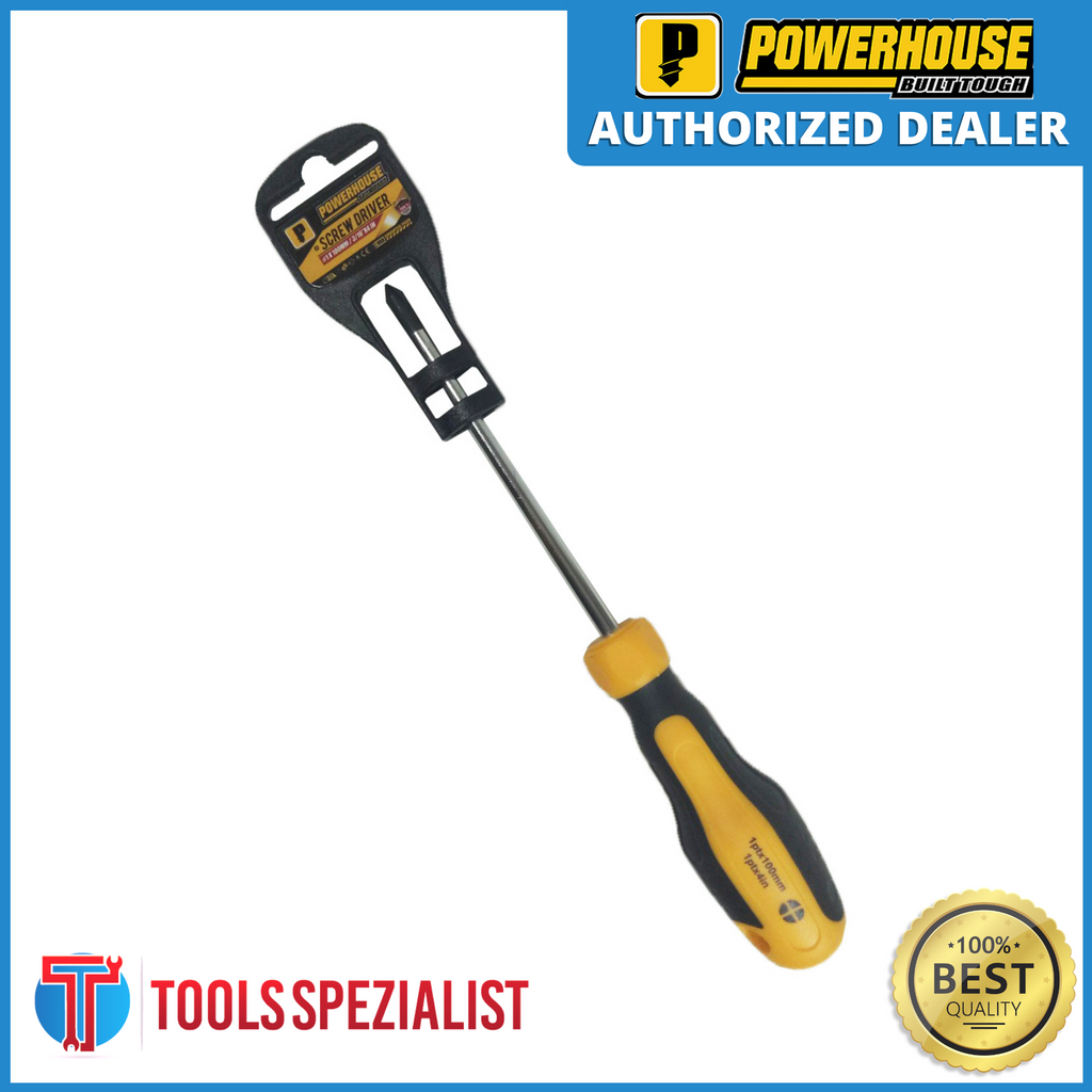POWERHOUSE T33513 PHILIP SCREW DRIVER (3/16X4) 1 X 100MM