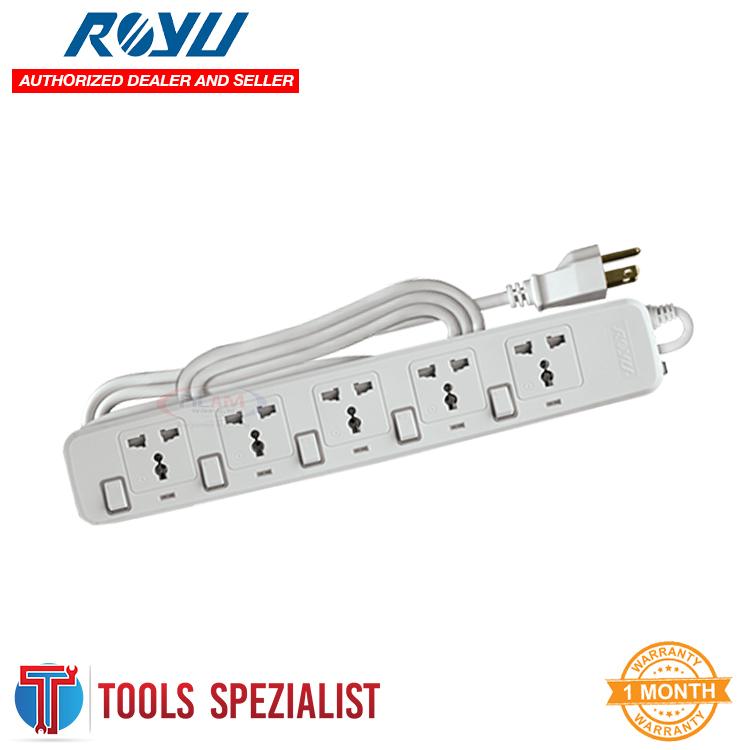 ROYU REDEC705 POWER EXTENSION CORD WHITE
