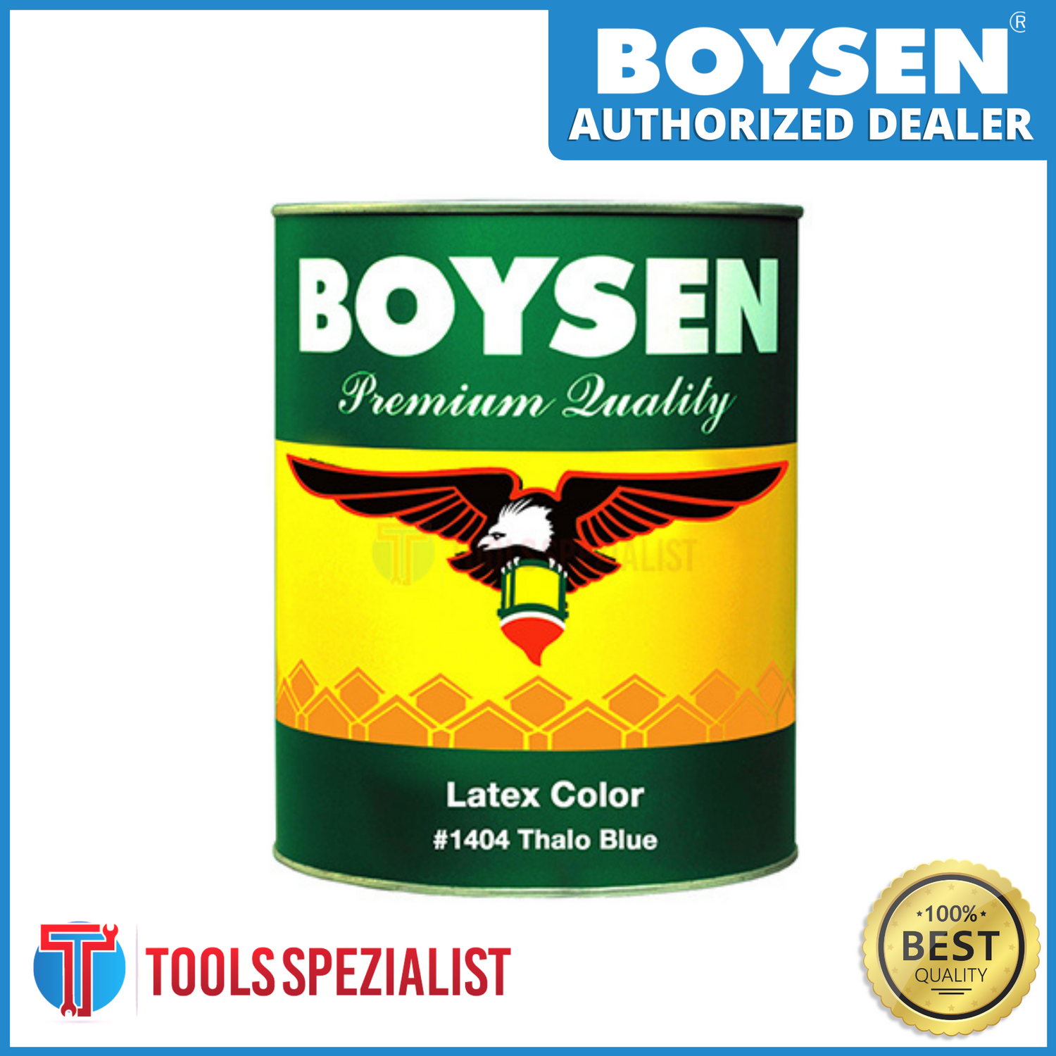 BOYSEN B1404 LATEX COLOR THALO BLUE 1L