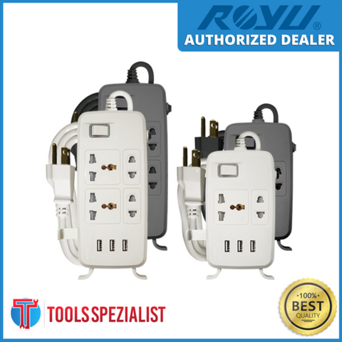 ROYU REDEC632 POWER EXTENSION CORD WHITE