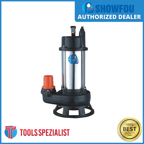 SHOWFOU SS0512N SUBMERSIBLE PUMP SEWAGE/WASTE 1/2HP